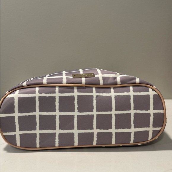 Kate Spade Gray and White Ribbon Nylon Shoulder Bag - Picture 6 of 15